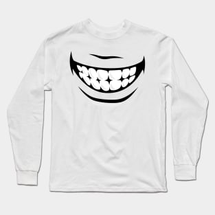 Confident Grin Long Sleeve T-Shirt